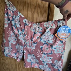NWT XXL Mens Pink Columbia Swim Trunks